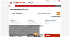 Desktop Screenshot of it.jobindex.dk