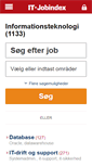 Mobile Screenshot of it.jobindex.dk